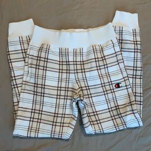 Champion Plaid Sweatpants